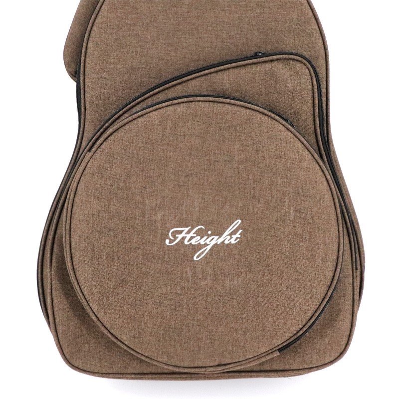 Front guitar bag with circular bag Front guitar bag with circular bag