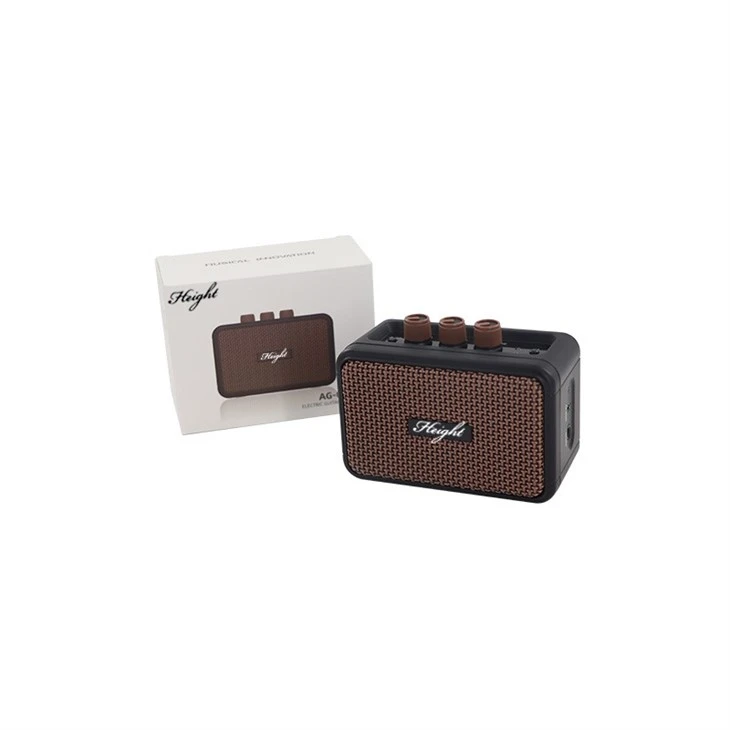 Overdrive Effect, Rechargeable Battery,/ag-04-portable-bluetooth-guitar-speaker-w Hi-Fi Sound & Type-C Cable | Compact Design