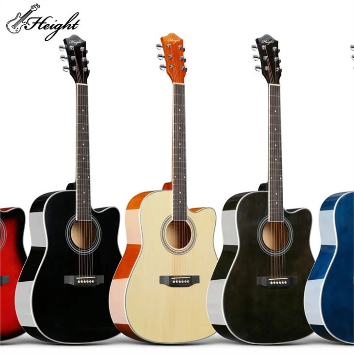 Beautiful Okoume Wood Acoustic Guitar 41 Inch