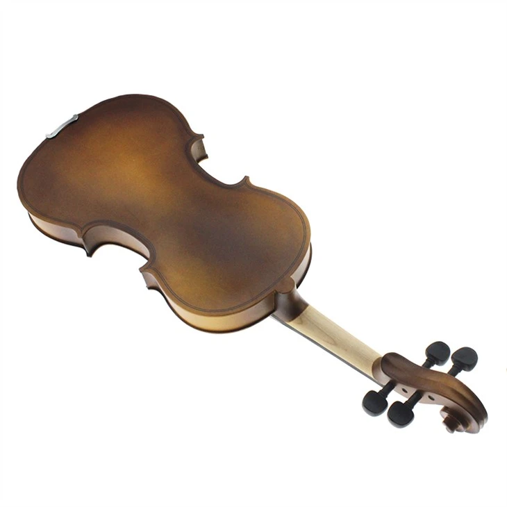 Dark Brown Matte Emotional Violin For Voliner